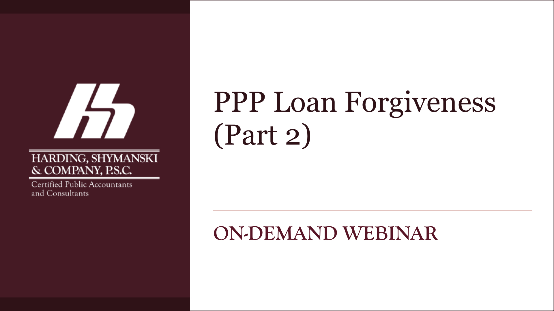 PPP Loan Forgiveness (Part 2)