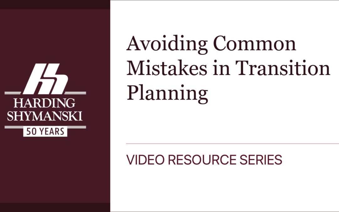 Avoiding Common Mistakes in Transition Planning