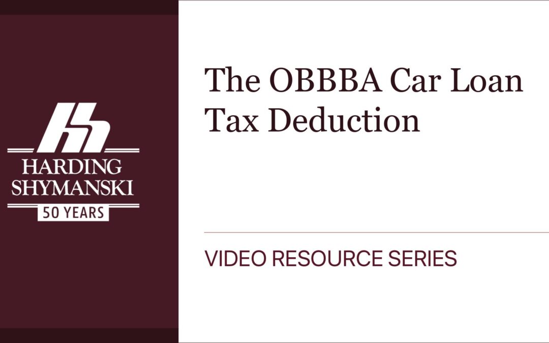 The OBBBA Car Loan Tax Deduction