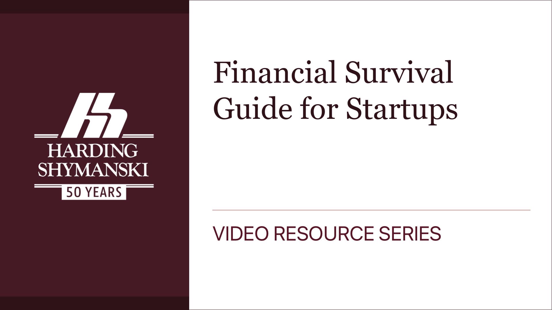 Financial Survival Guide for Startups