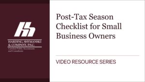 Post-Tax Season Checklist for Small Business Owners