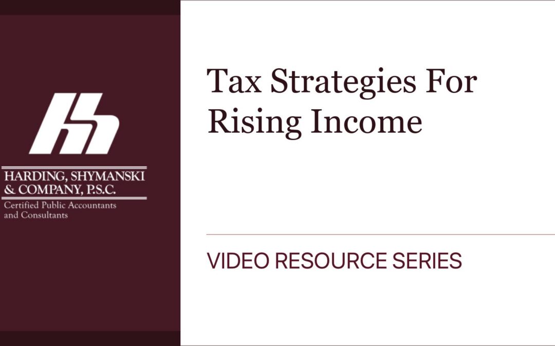 Tax Strategies For Rising Income