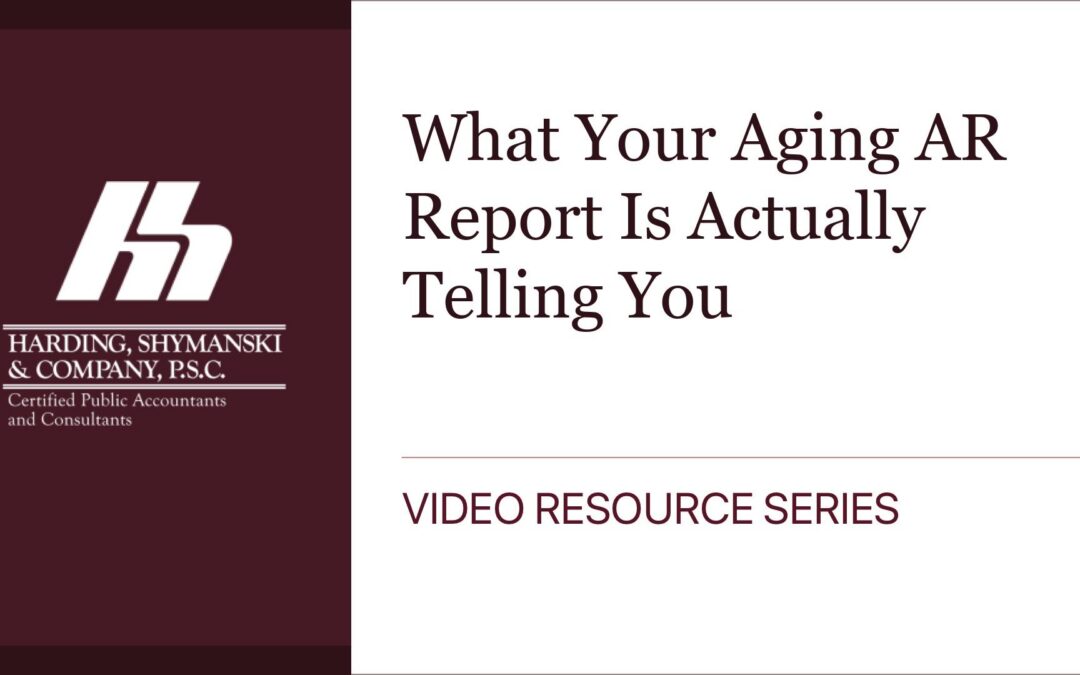 What Your Aging AR Report Is Actually Telling You